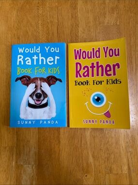🛑2 Would You Rather Books For Kids Great Ice Breaker Scouts School